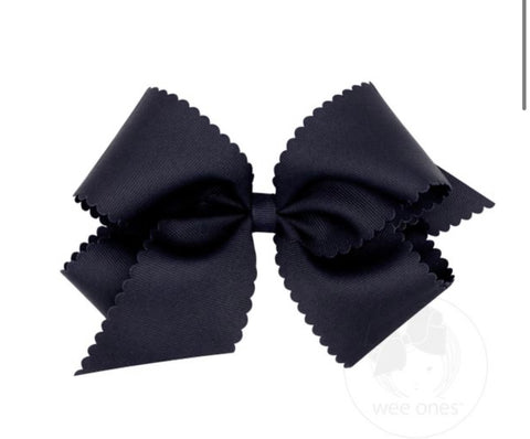 King Scallop Navy Bow