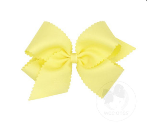 King Yellow Scallop Bow