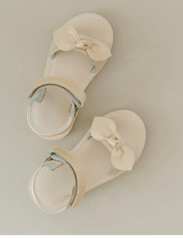 Jolie Bow Sandal in Champagne