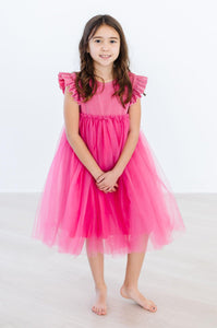 Hot Pink Shimmer TuTu Dress