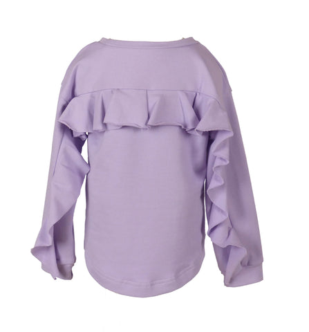 Purple Ruffle Top