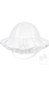 Ruffle Eyelet Sunhat