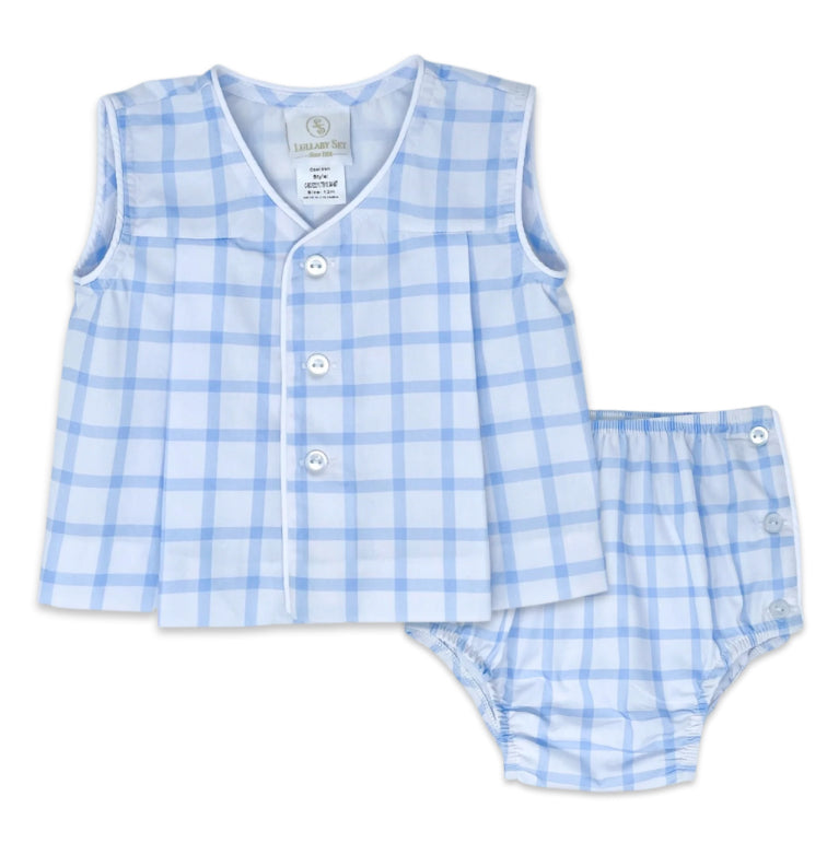 Jack Whales Blue Diaper Set