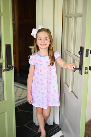 Rain Go Away Knit Play Dress