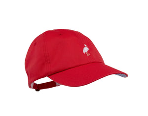 Red Covington Cap with Stork