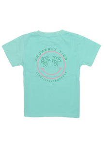 Girls Smiley Seafoam