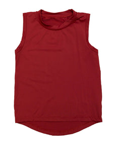 Maroon High/Low Tank