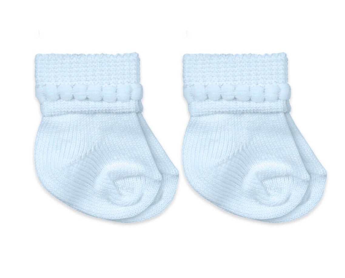 Blue Jefferies Socks Bubble Bootie Turn Cuff 2 Pair Pack