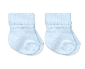 Blue Jefferies Socks Bubble Bootie Turn Cuff 2 Pair Pack