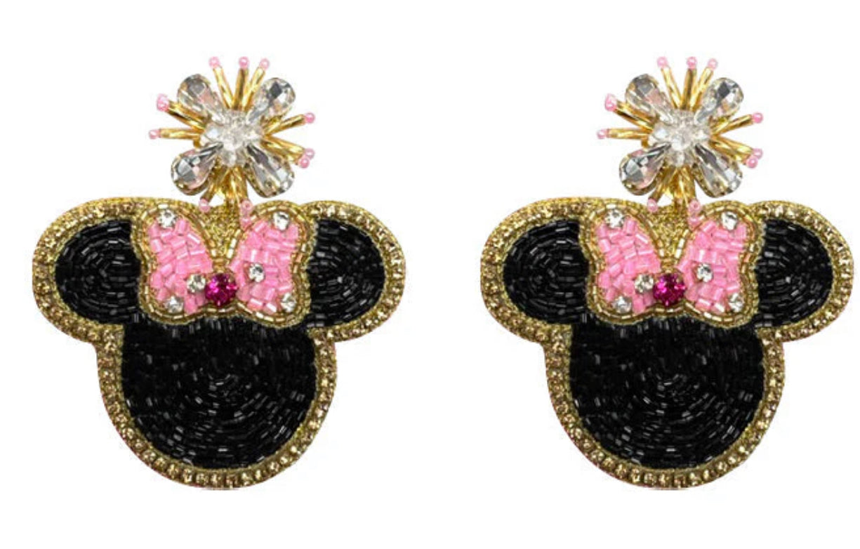 Dangle Mouse Earrings