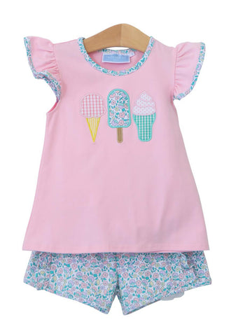 Ice Cream Short Set