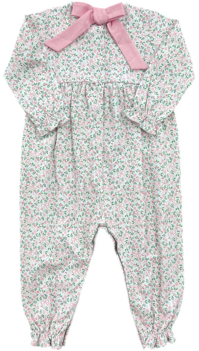 Bows of holly romper