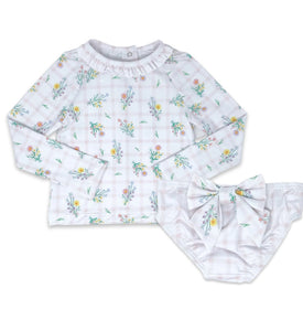 Wilmington Wildflower Sun and Sand Rash Guard Set