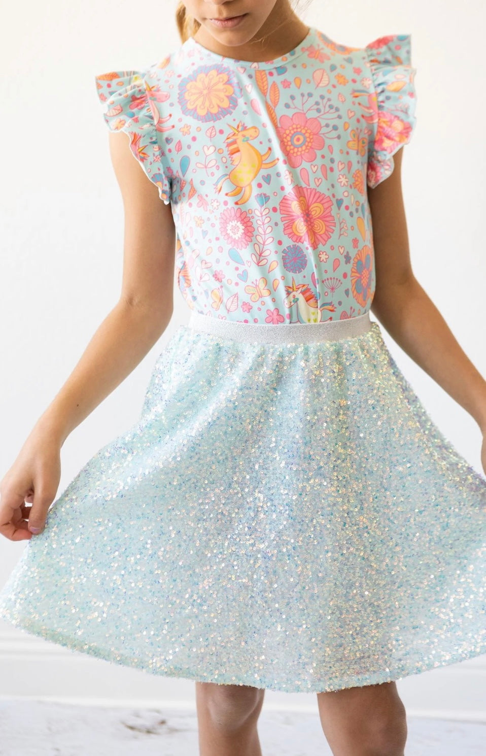 Sequin Twirl Skirt