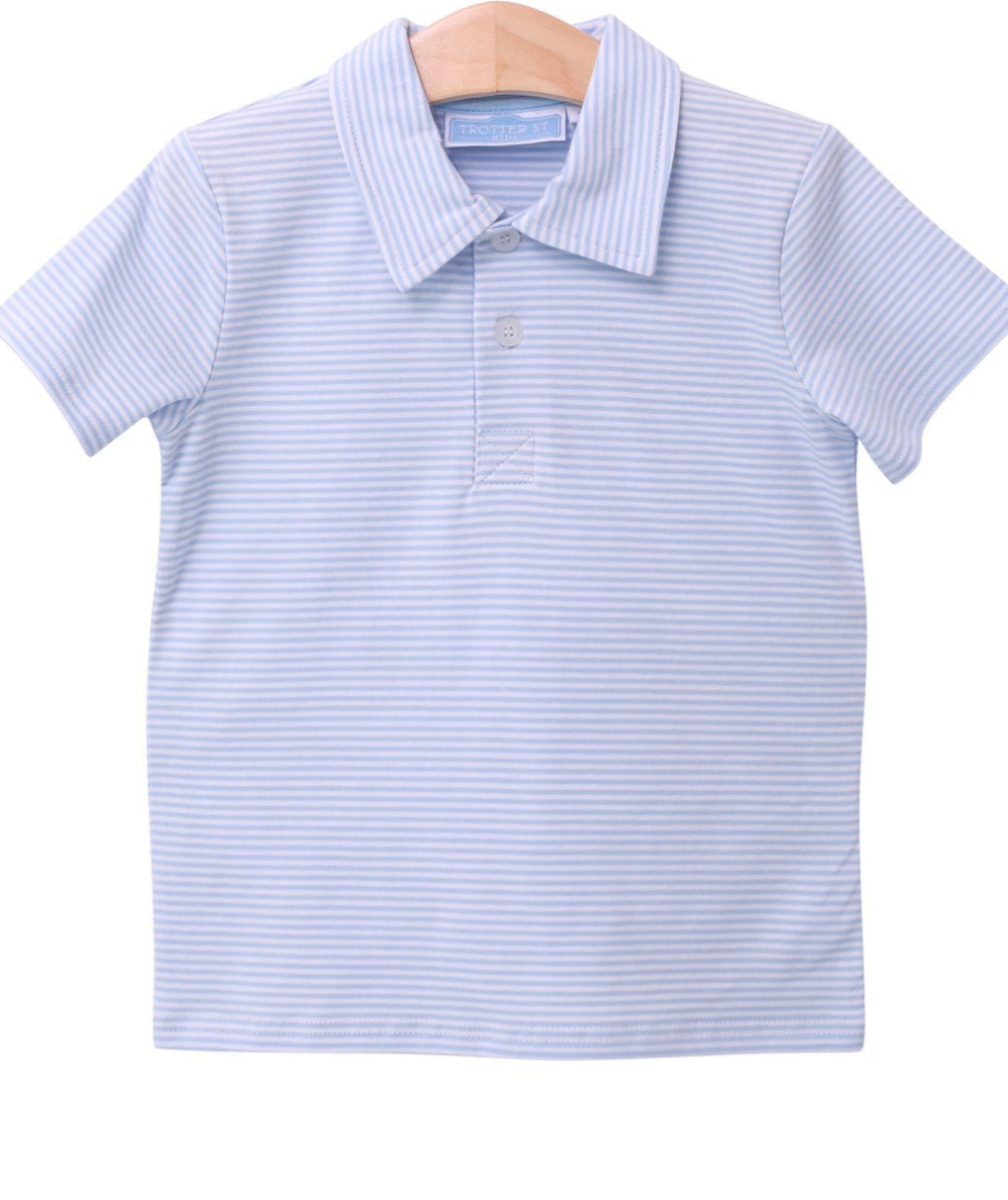 Henry Polo- Light Blue Stripe