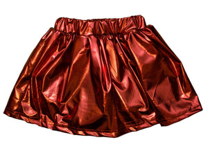 Maroon Metallic Shorts