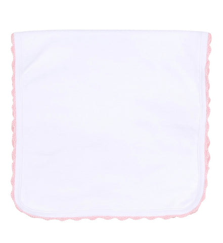 Baby Joy Pink Burp Cloth