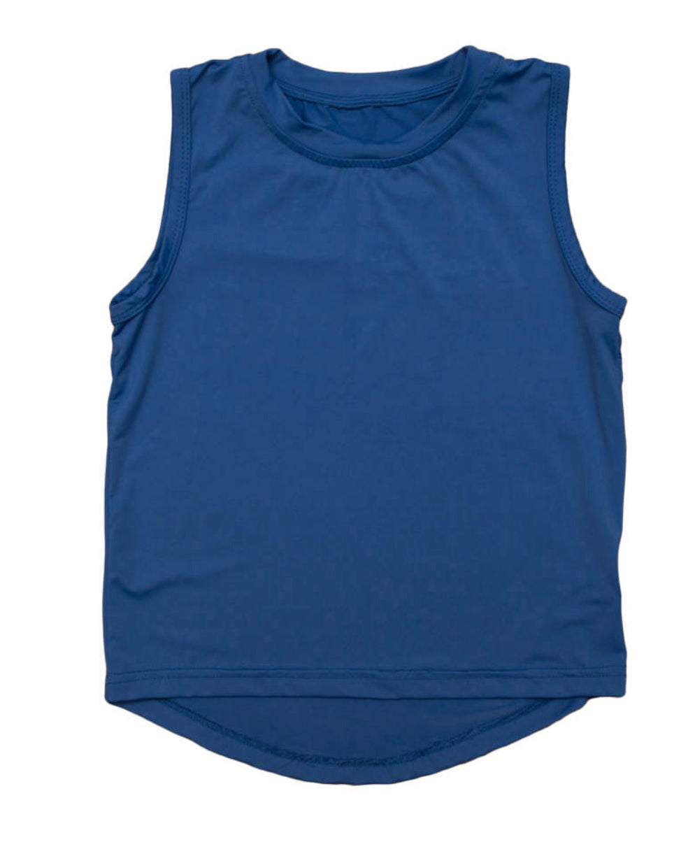 Blue High/Low Tank