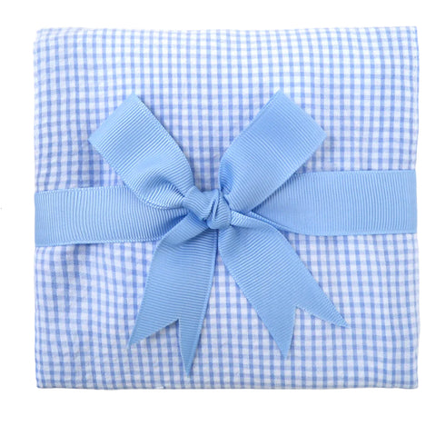 Gingham Blue Check