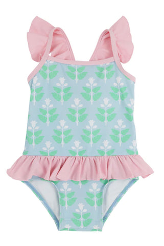 St. Lucia Swimsuit
Hanover Hand Block with Palm Beach Pink