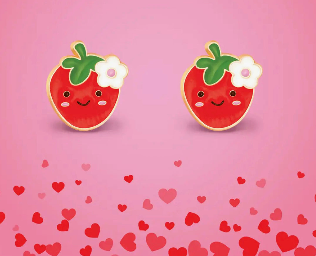 You're Berry Cute Cutie Stud Earrings