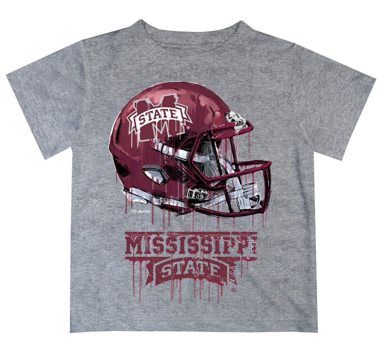 Ms State Helmet Tshirt