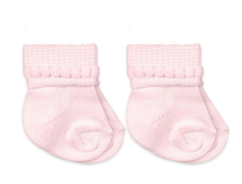 Pink Jefferies Socks Bubble Bootie Turn Cuff 2 Pair Pack