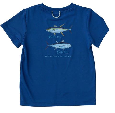 Deep Ultramarine Performance Tee