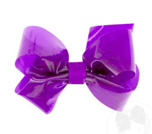 Mini Purple Splash Bow