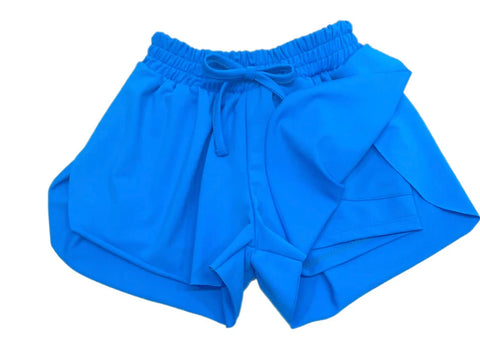 Turquoise Butterfly Shorts