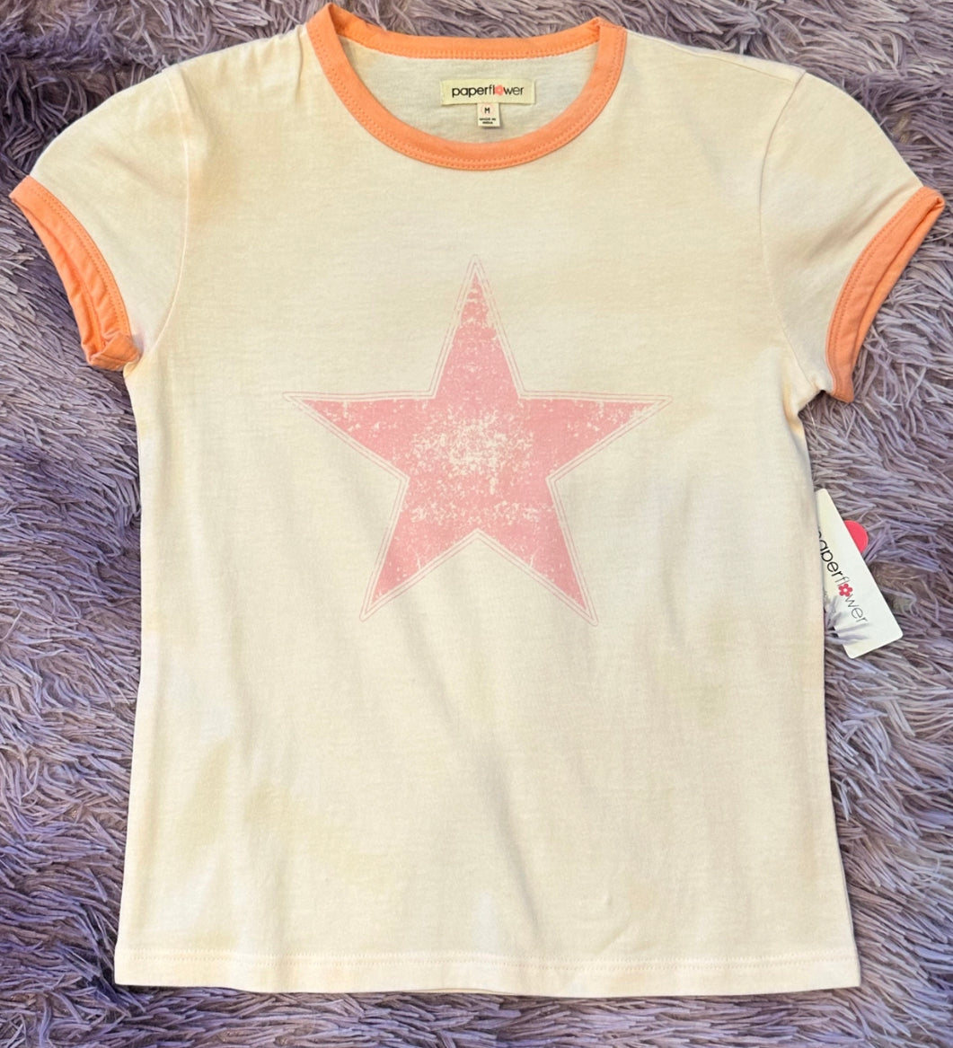 Distressed Star Graphic Tee