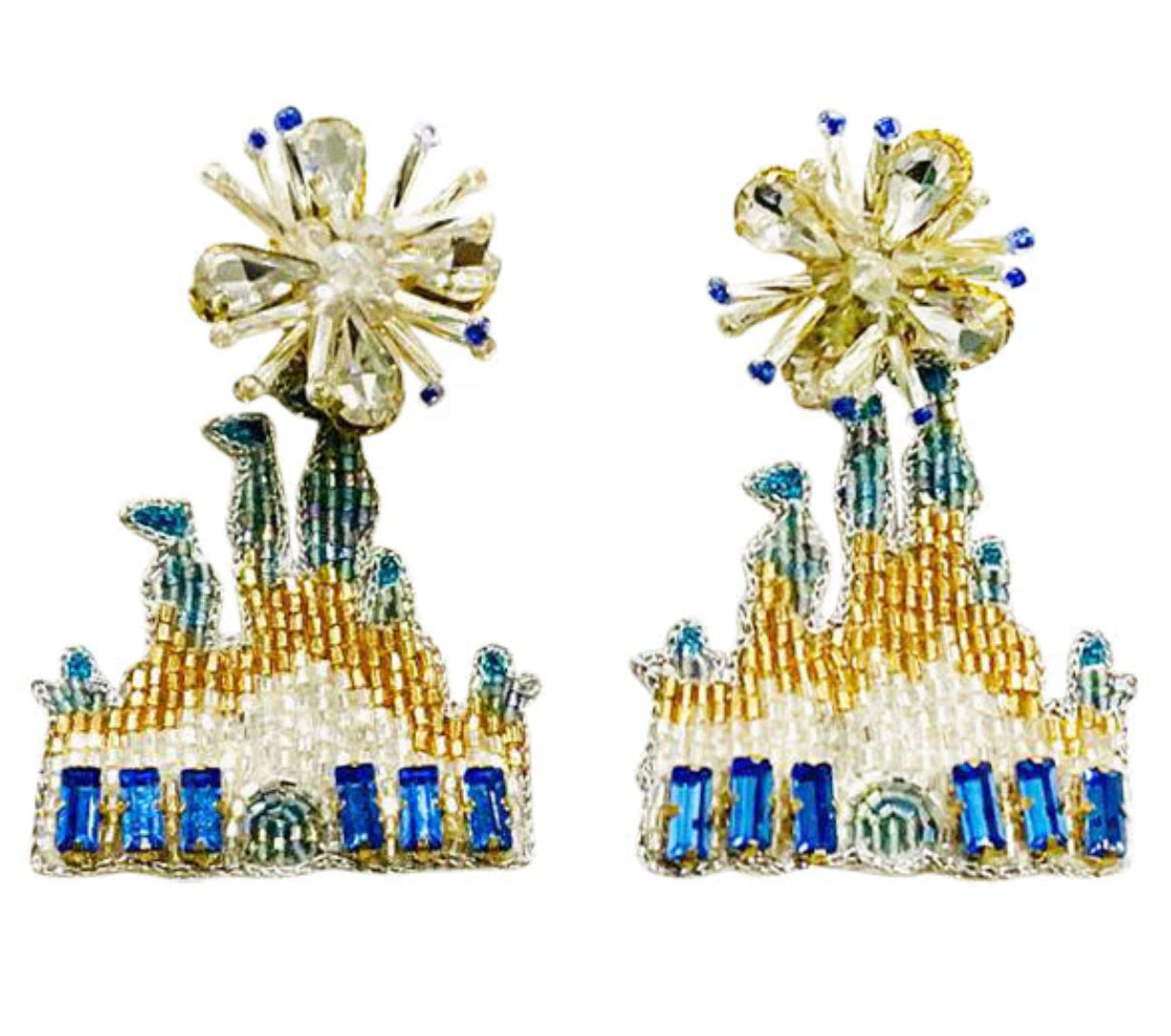 Dangle Castle Earrings