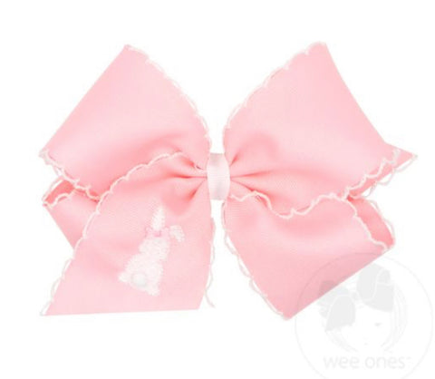 Medium Pink Bunny Tail Bow