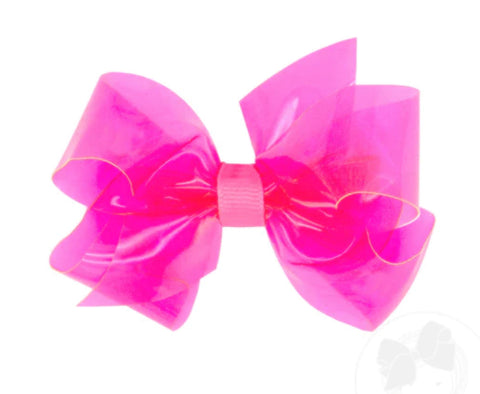 Mini Pink Splash Bow