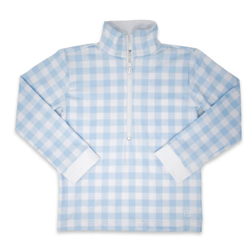 Blue Buffalo Check Athletic Half ZIP