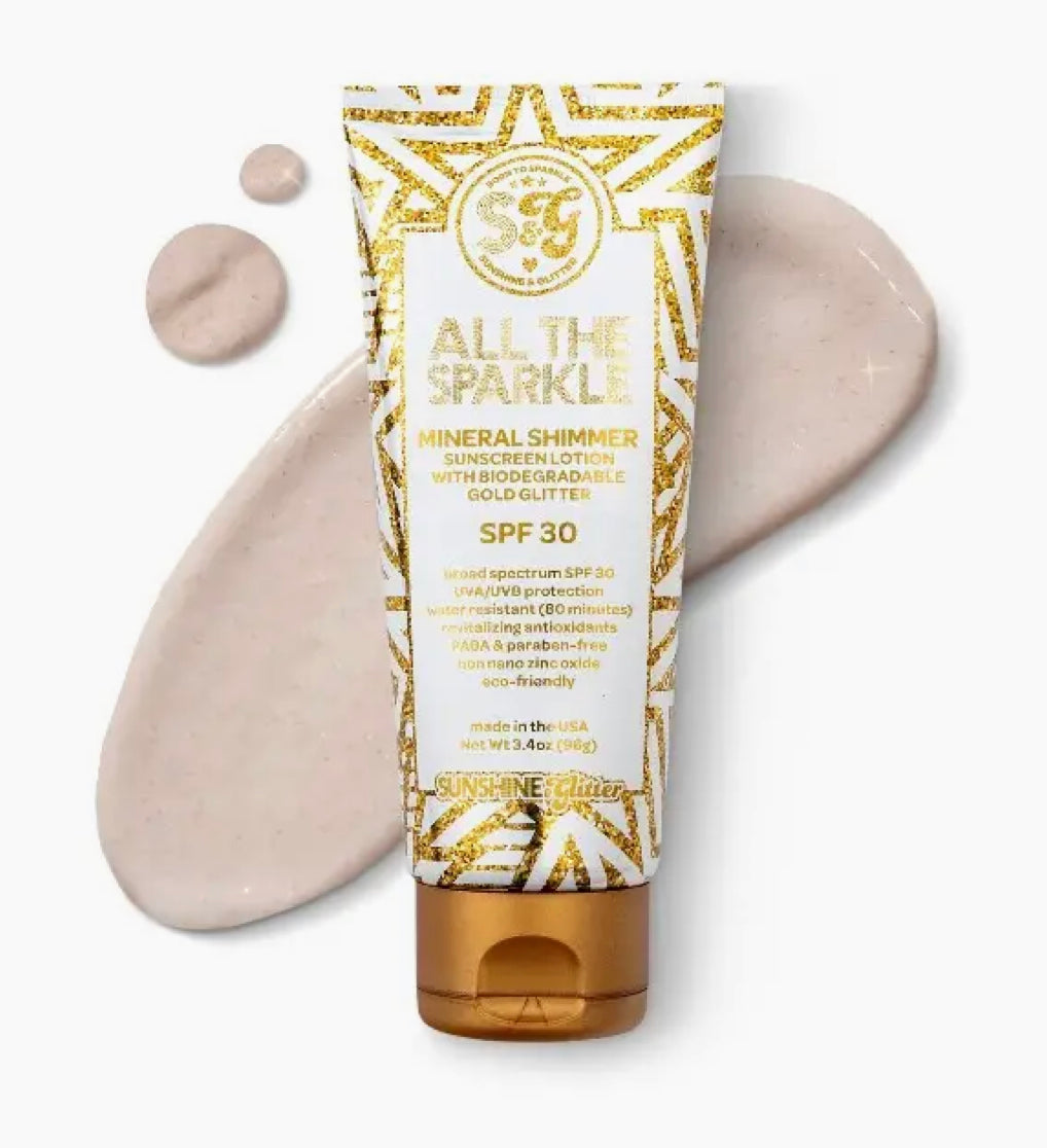 All the Sparkle Mineral Shimmer Sunscreen Spf 30