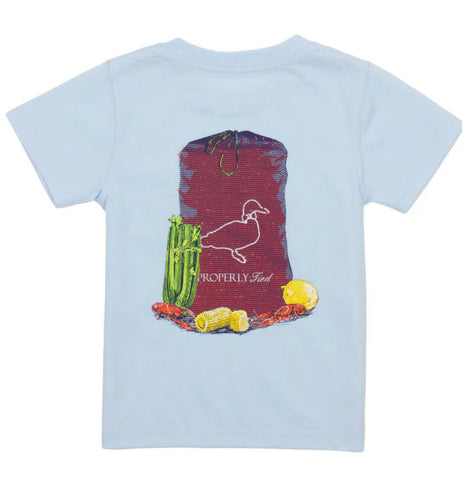 Boys Crawfish Sack SS Periwinkle