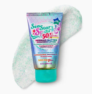 Sea Star Sparkle Mermaid Spf 50 Glitter Sunscreen