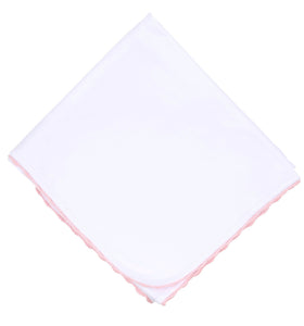 Baby Joy Pink Receiving Blanket