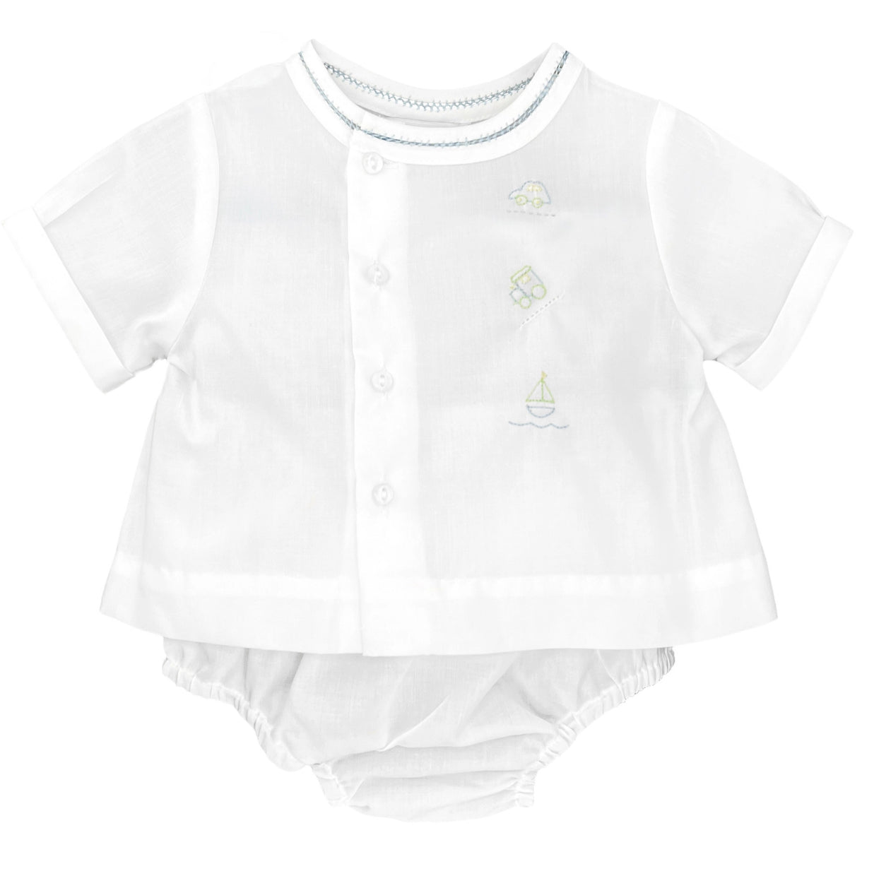 Nursery Shadow Stitch Diaper Set