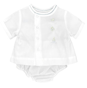 Nursery Shadow Stitch Diaper Set