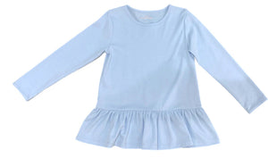 Knit top light blue