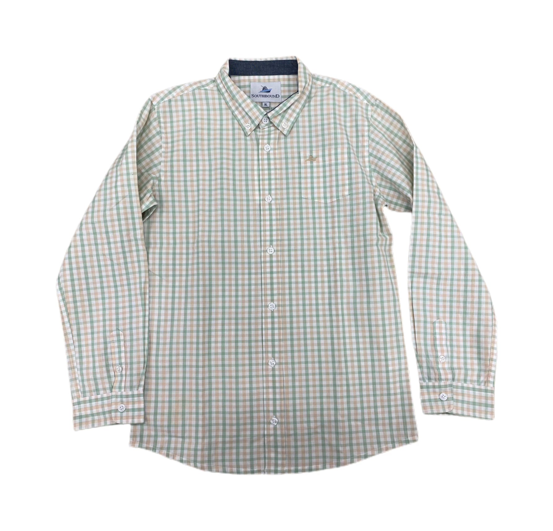 Green/Khaki Dress Shirt