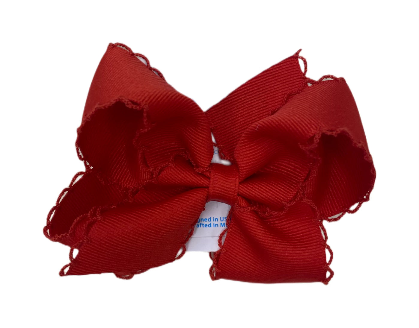 Red Moon Stitch Bow