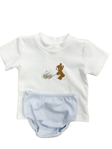 Squiggles Bear Diaper Set