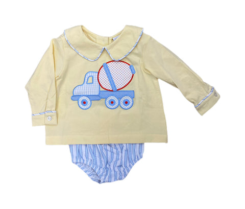 Construction Truck Diaper Set