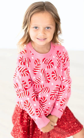 Candy Cane Sweater