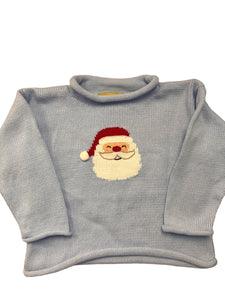 Blue Santa Sweater