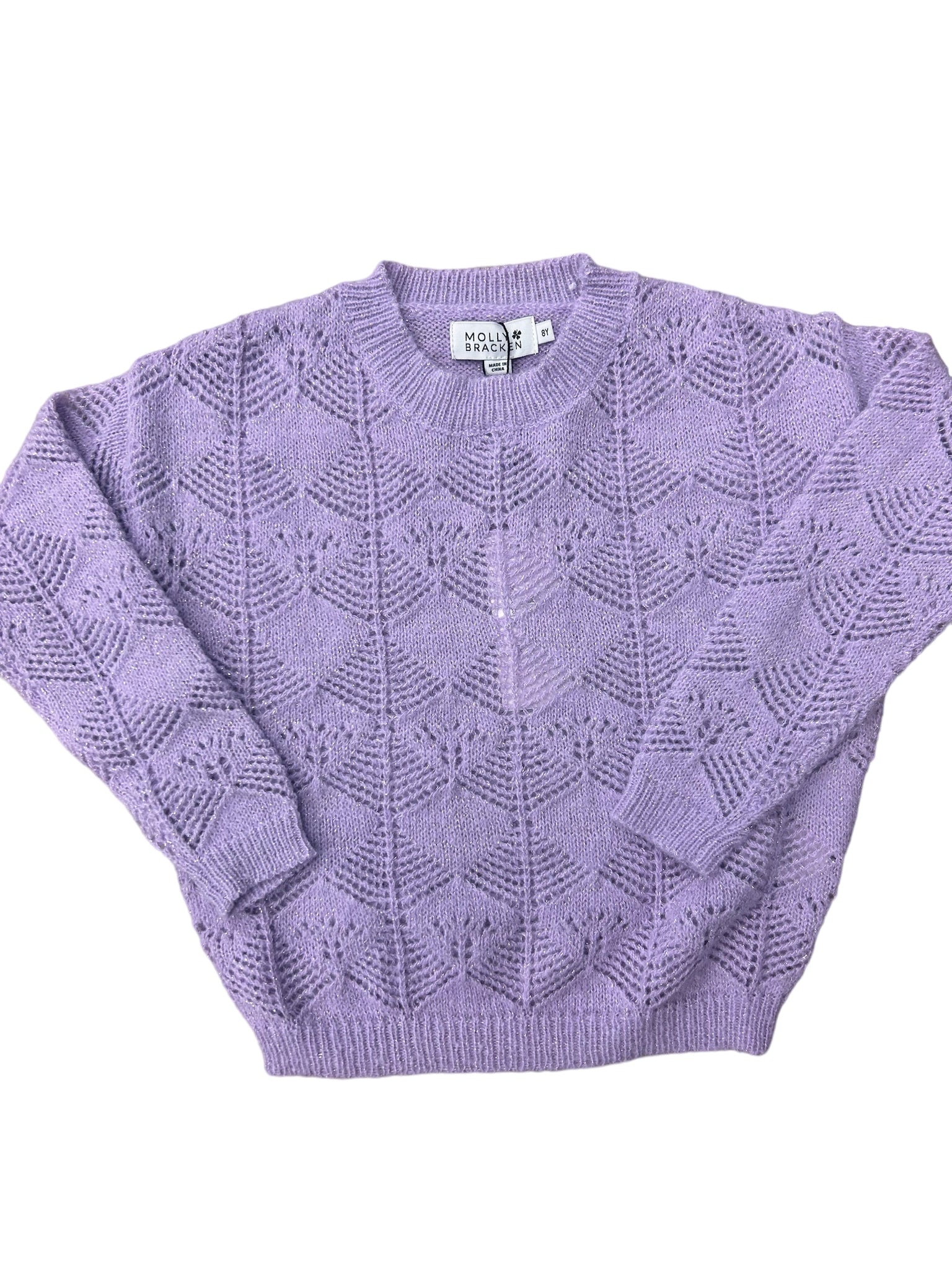 Purple Shimmer Sweater