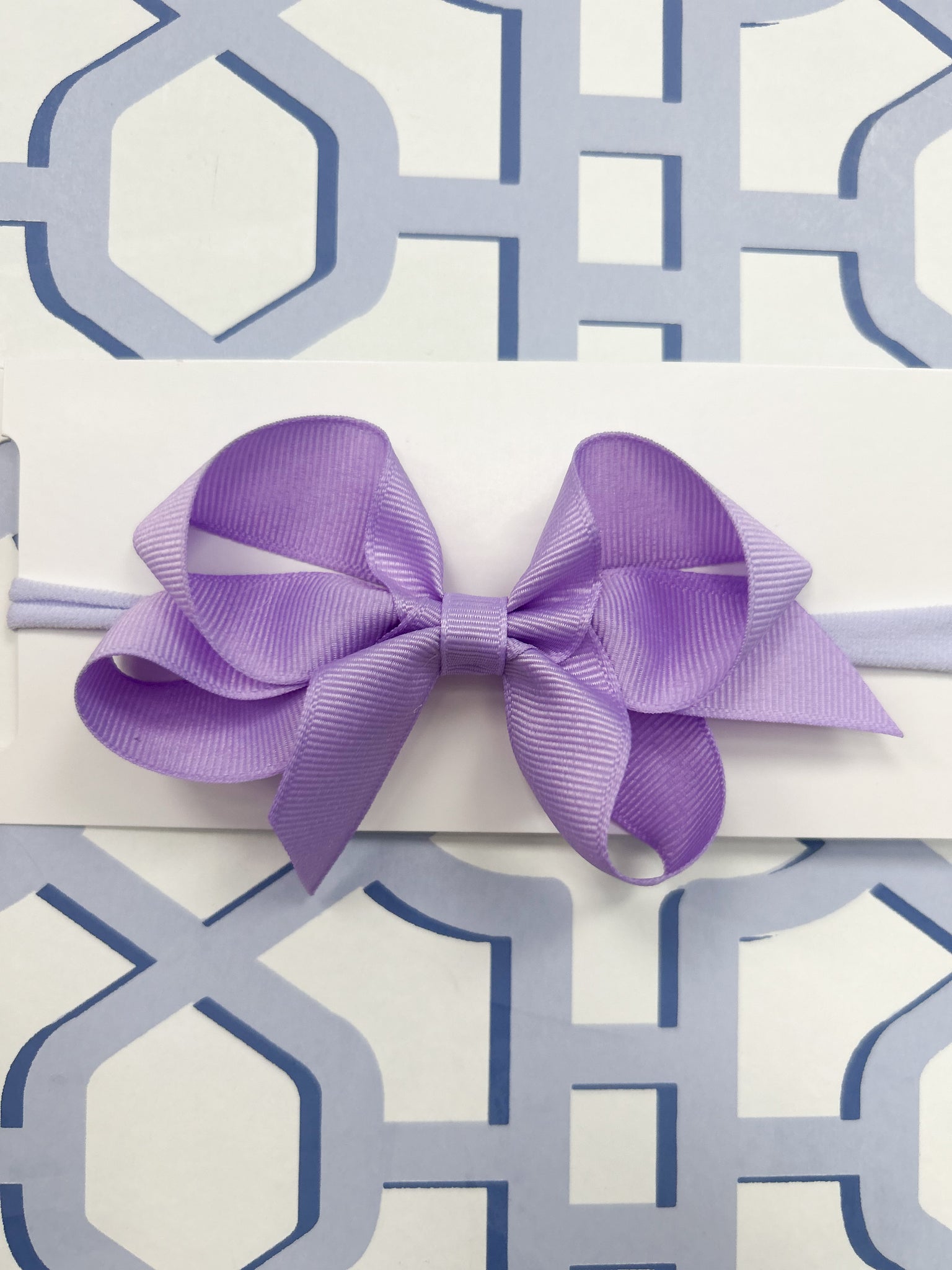 Lilac Headband Bow